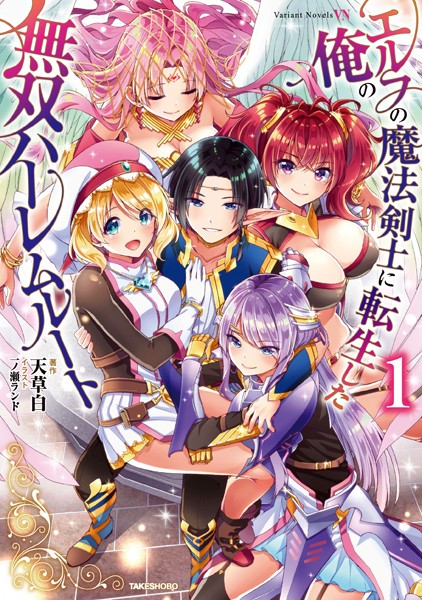 天草白❤エルフの魔法剣士に転生した俺の無双ハーレムルート 1｜-