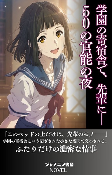 ジャスミン書房編集部❤学園の寄宿舎で、先輩に─50の官能の夜｜-AI生成