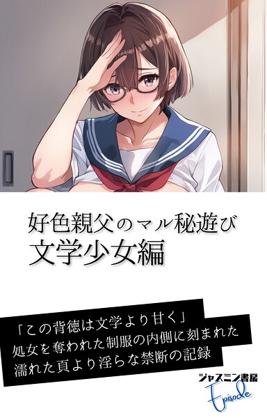 ジャスミン書房編集部❤好色親父のマル秘遊び 文学少女編｜-AI生成