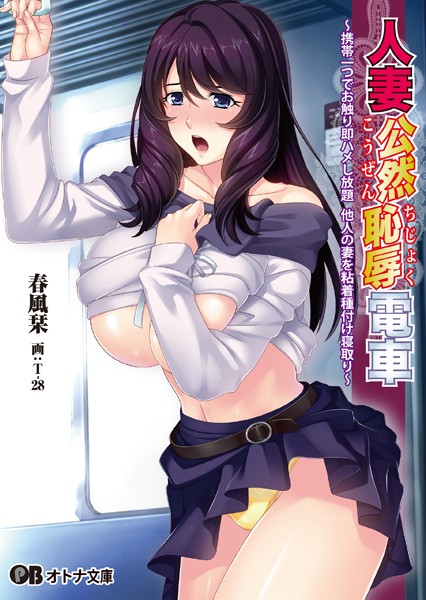 Miel❤人妻公然恥辱電車 〜携帯一つでお触り即ハメし放題 他人の妻を粘着種付け寝取り〜｜-美少女