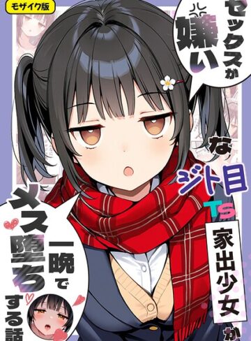 悪魔ほろほろ❤セックスが嫌いなジト目TS家出少女が一晩でメス堕ちする話 モザイク版｜-フルカラー-評価5.00